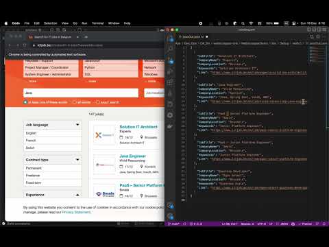 C# Selenium Web Scraper